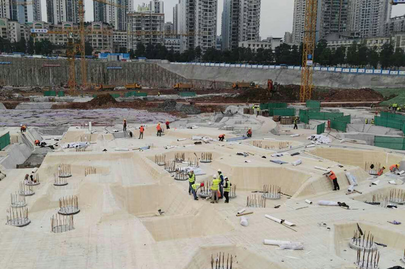 重庆巴南体育馆地下防水工程